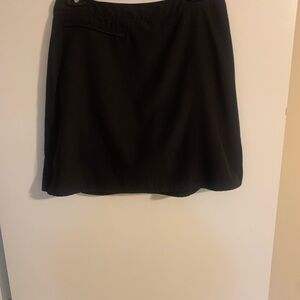 Patagonia Black Skort Side Zippers Size 10